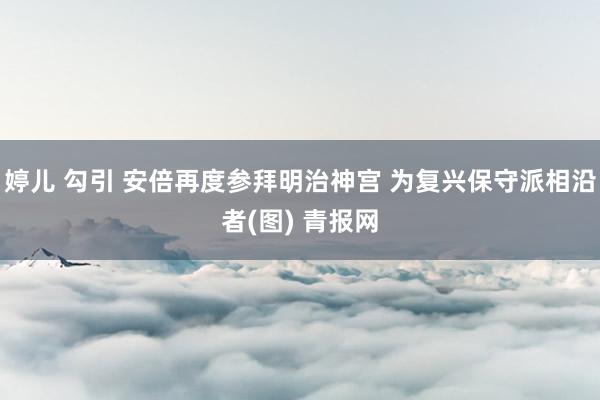 婷儿 勾引 安倍再度参拜明治神宫 为复兴保守派相沿者(图) 青报网